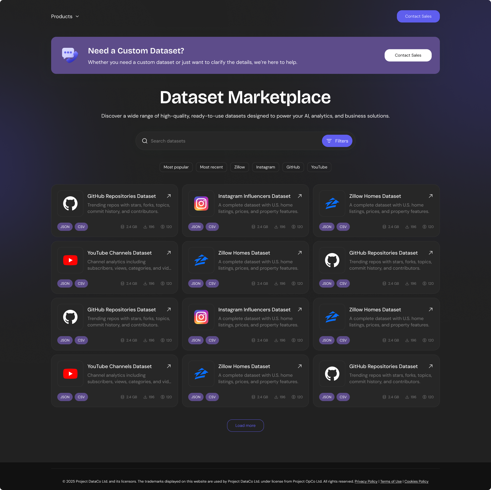 Dataset Marketplace