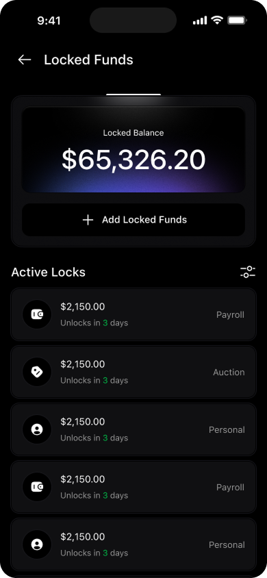 Locked Funds