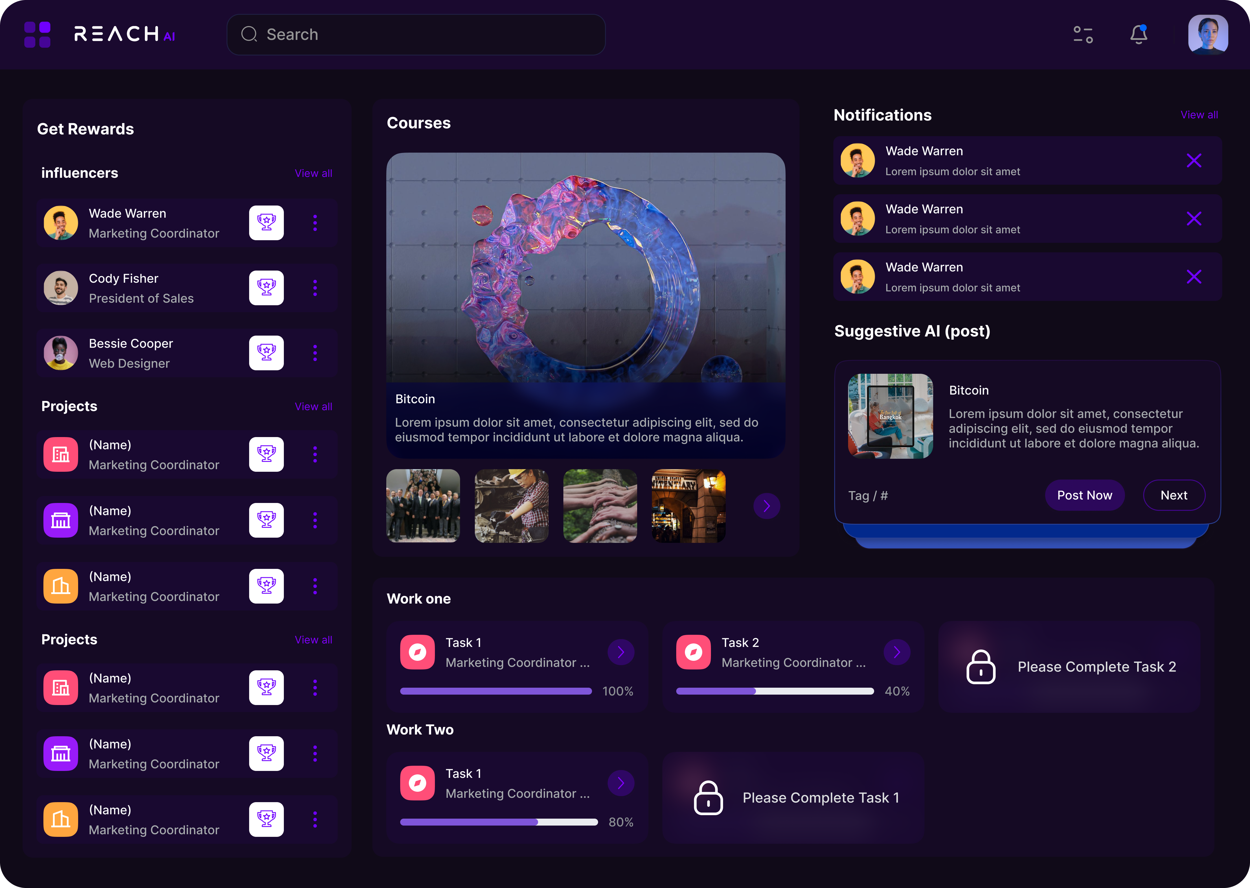 Fan Rewards & Creator Dashboard