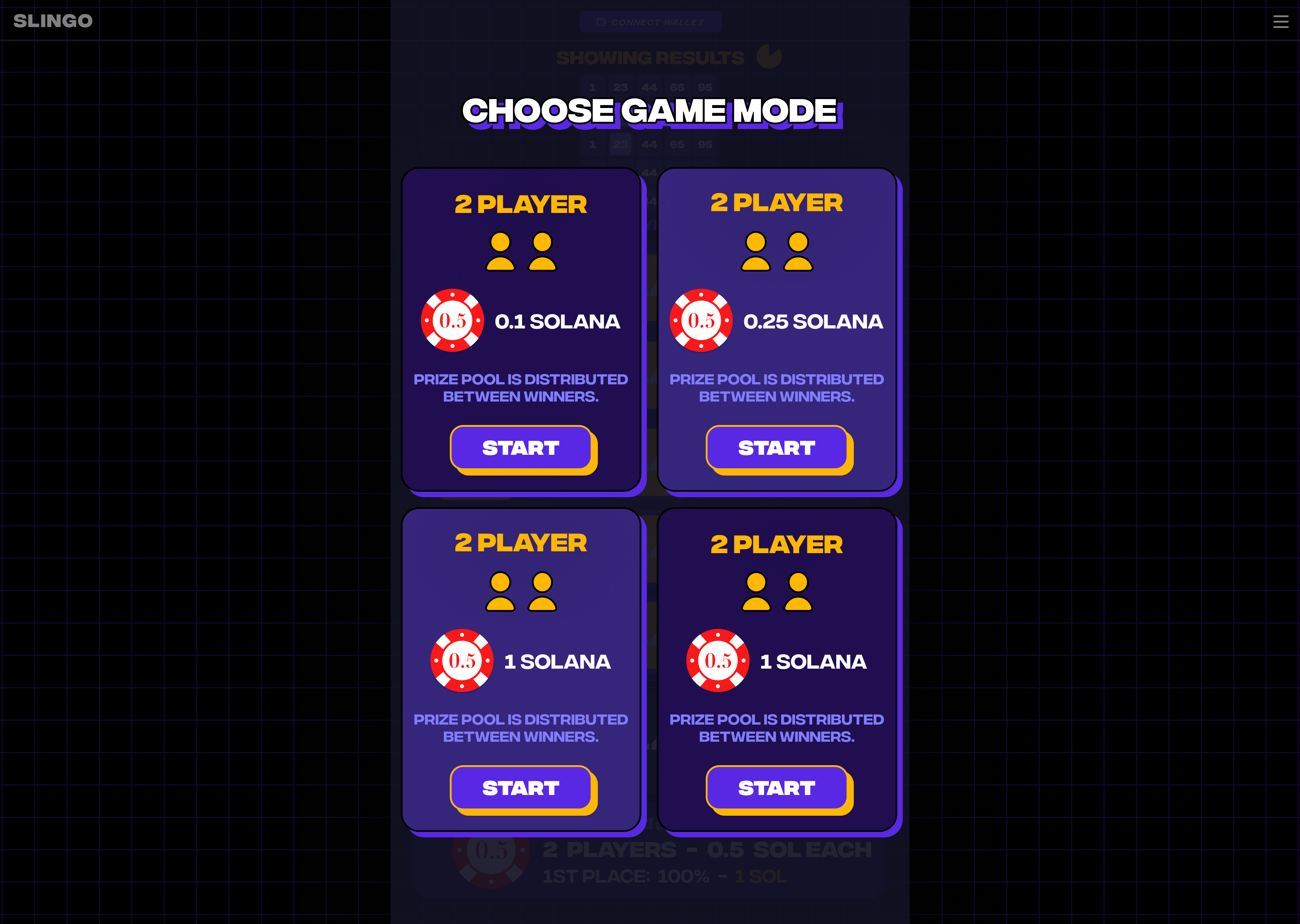 Game Mode Grid View