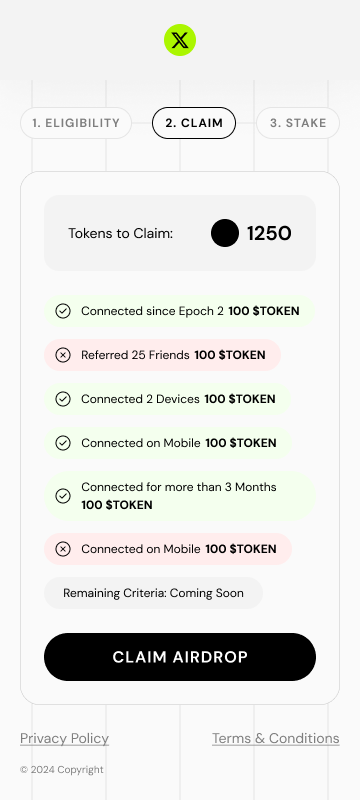 Mobile Airdrop Claim
