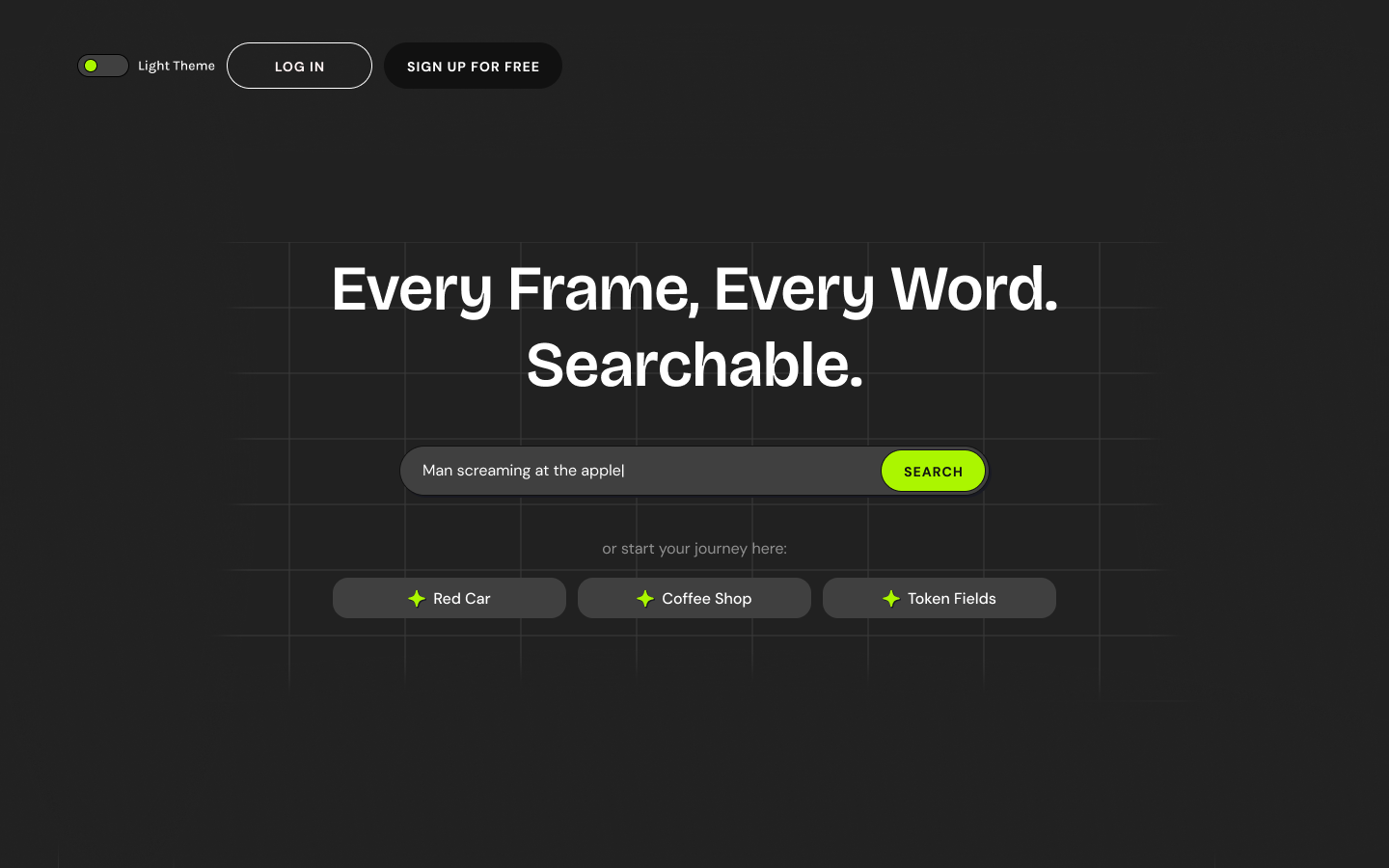 Desktop Landing Dark
